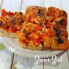 A picture of Rosemary Foccacia Bread.