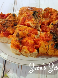 A picture of Rosemary Foccacia Bread.