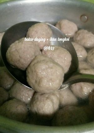 Foto resep Bakso daging +ikan tongkol