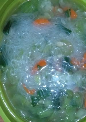 Foto resep Sop oyong dan sohun