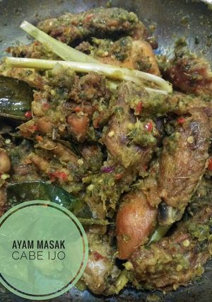 Foto resep Ayam Masak Cabe Ijo