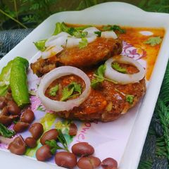 A picture of My version Rajma Potato tikki😋😋.