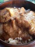 Solomillos de pavo con manzana y piña
