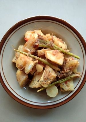 Gambar Ubi Kayu Rebus Tumis Belacan