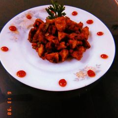 A picture of Chilli Idli.