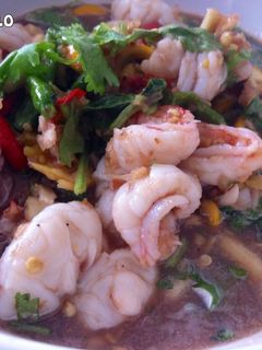 รูปของ ~น้ำพริกกะปิกุ้งสดใส่มะอึก~