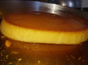 Una foto de Flan casero al horno