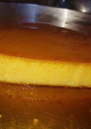Una foto de Flan casero al horno