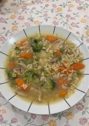 Foto de Canja de galinha com legumes