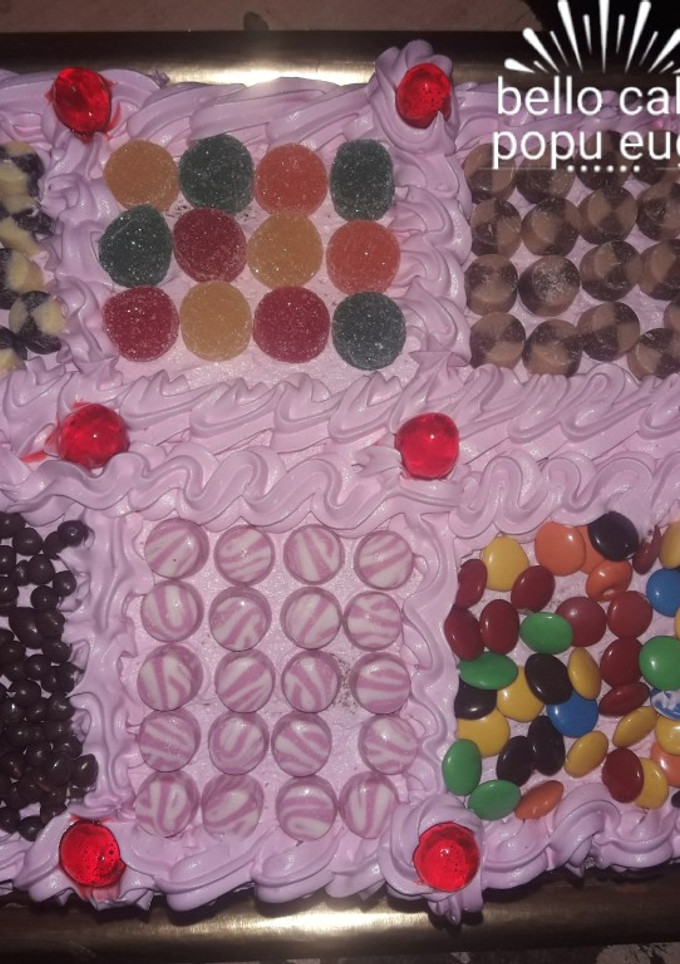 Una foto de Torta golosinera para el cumple de mi popu