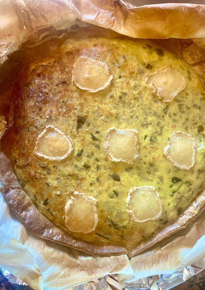 Una foto de Quiche vegetal de aprovechamiento