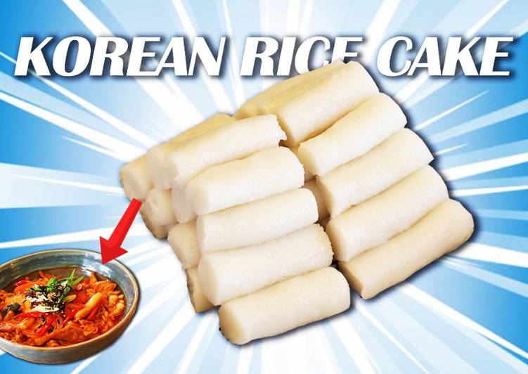 Korean Rice Cake Garaetteok