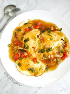 Foto resep Telur Ceplok Saus Tiram