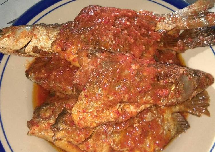 Ikan masak ayu ting-ting(sambalado)