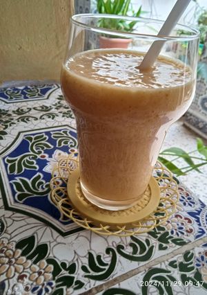 Une photo de Smoothie kaki mûre 🥤