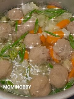 Foto resep Sop bakso sapi urat
