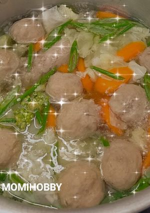 Foto resep Sop bakso sapi urat