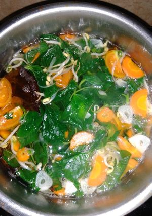 Foto resep Bening Bayam segerrr tanpa minyak