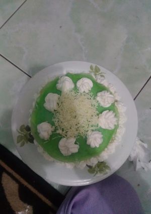 Foto resep Dadar pandan lapis butter cream