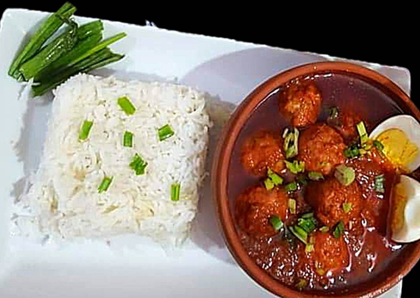 Egg CHICKEN Kofta with riceπππ²