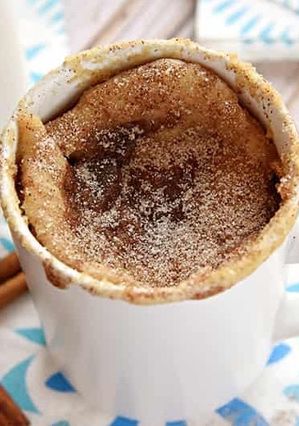 Foto resep Cinnamon Mug Cake Pakai Microwave