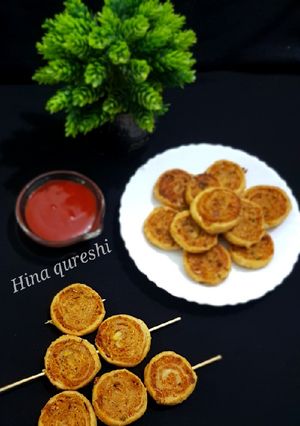A picture of Chicken pin wheel.