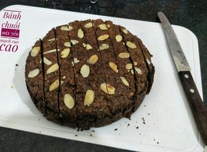 Hình của món Bánh mì chuối yến mạch cacao bằng nckd.