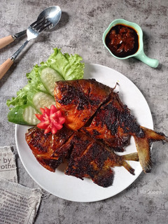 Foto resep Ikan bawal bakar kecap