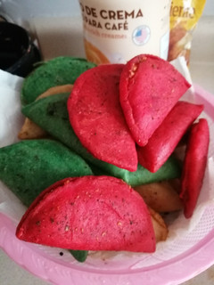 Una foto de Empanadas fritas de requesón