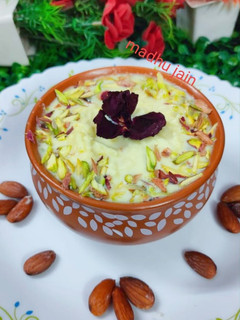 फलहारी शाही पनीर खीर(falahari shahi paneer kheer recipe in hindi) रेसिपी मुख्य फोटो