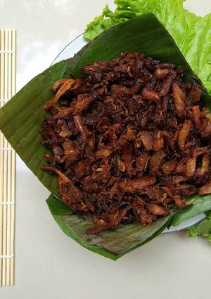 Foto resep Empal Suwir (Ayam) / Takir Bunga