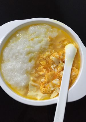 Foto resep Mpasi 9m,,bubur totewo(tofu,telur,wortel)