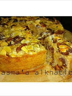 صورة لوصفة كيكة التمر الغنية