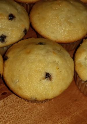 Una foto de Muffins con chispas de chocolate