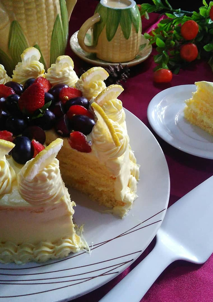 Foto resep Lemon sponge cake