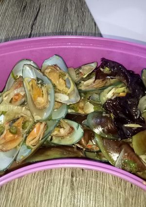 Foto resep Kerang hijau saus tiram