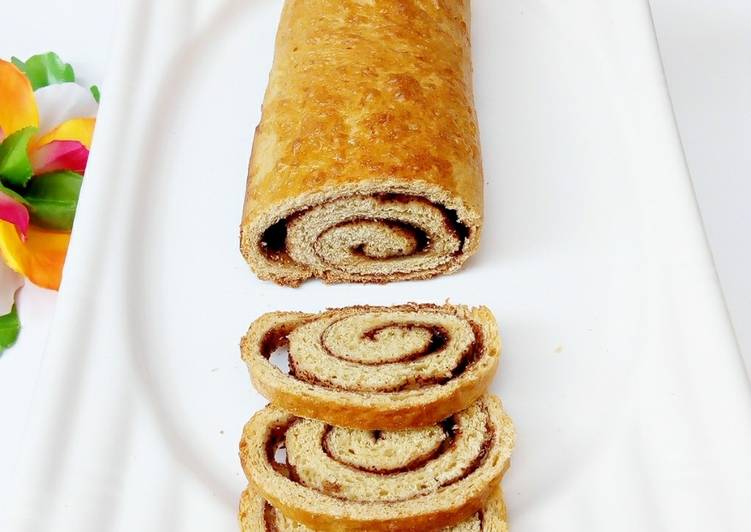 Recipe of Ultimate Cinnamon Roll Bread (baking without an oven!)