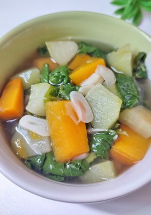 Foto resep Sayur Bening Bayam Labu Jipang