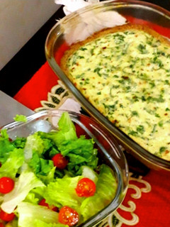 Una foto de Quiche de queso fácil