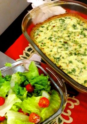 Una foto de Quiche de queso fácil