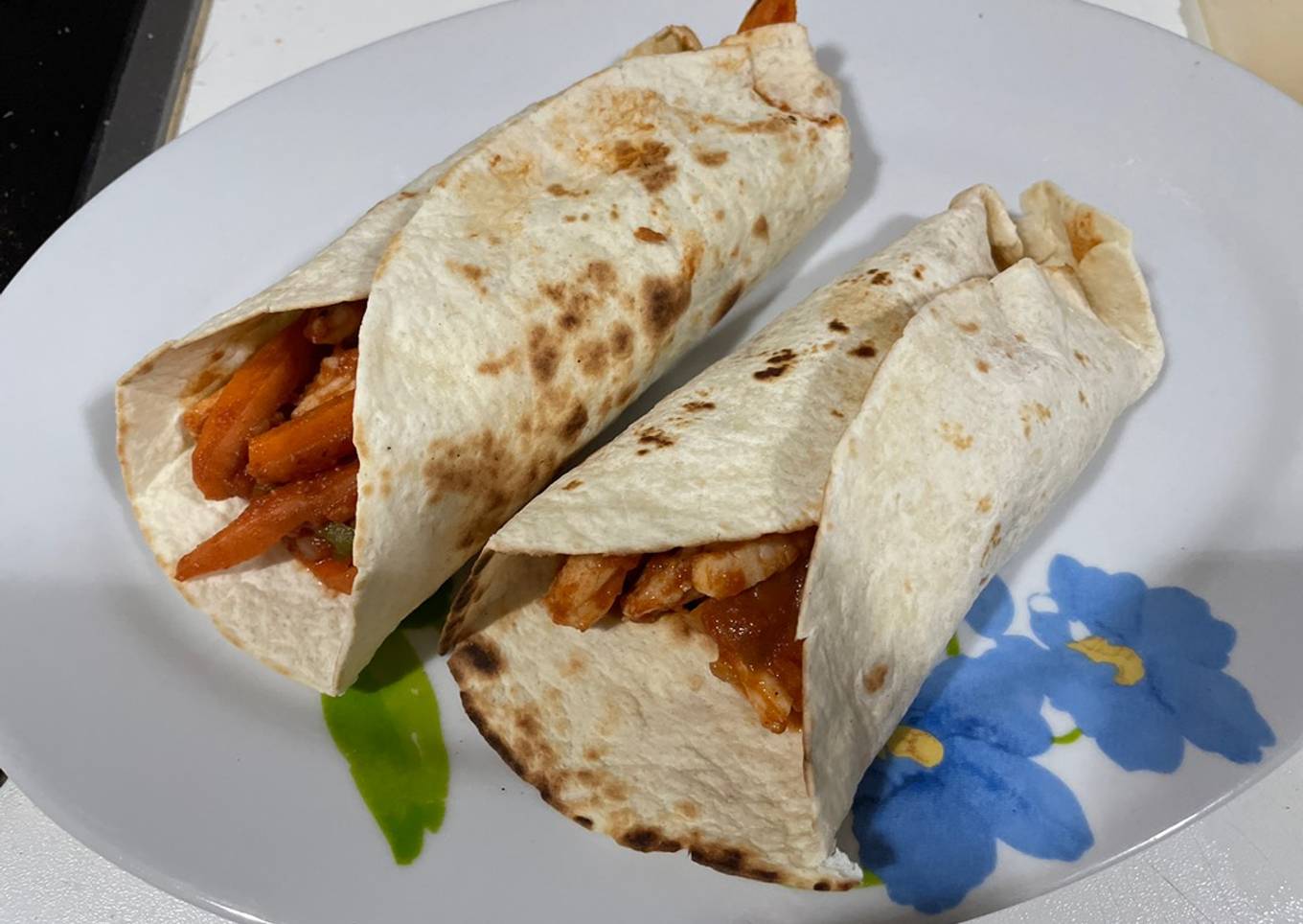 Fajitas en casa