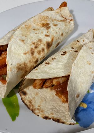 Una foto de Fajitas en casa