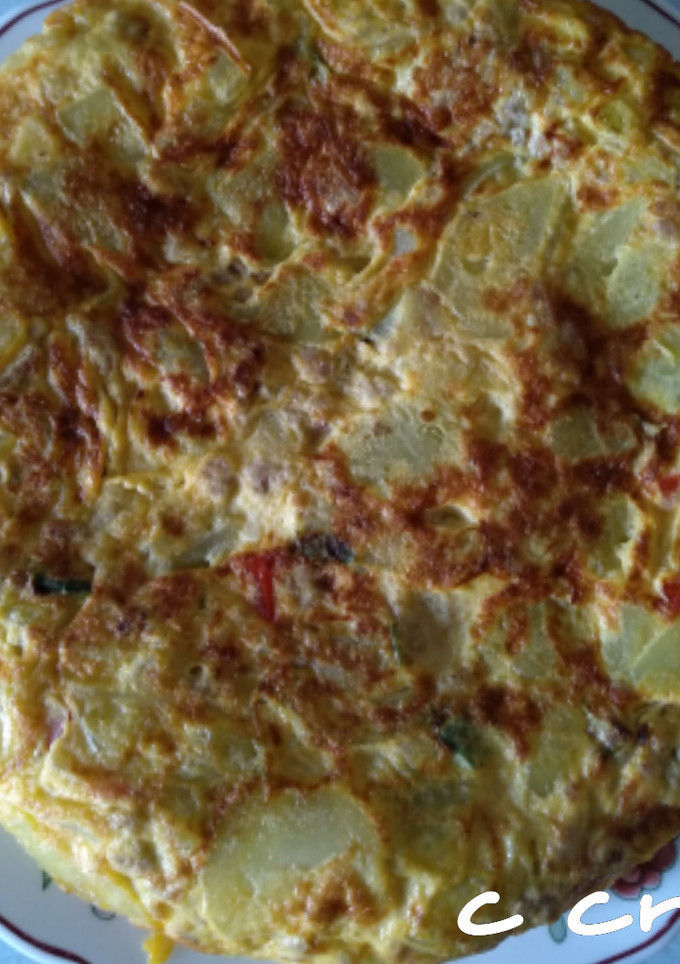Una foto de Tortilla de carne