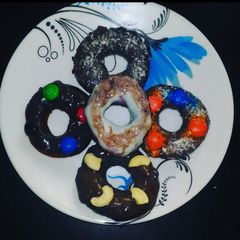 A picture of Eggless Donuts without Yeast.
