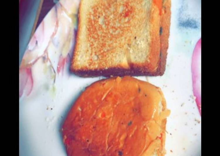 Recipe of Speedy Aalu tikki Sandwich