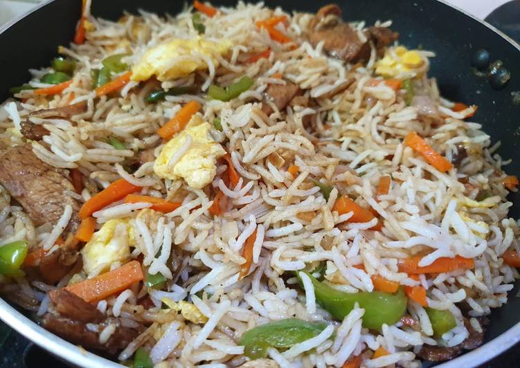 Recipe of Homemade Mixed Chicken Fried Rice