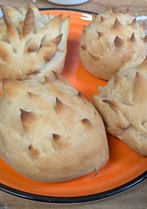A picture of Hedgehog bread.