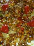 Spicy bhunja ankurit Chana