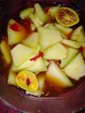 Asinan pedas manis melon