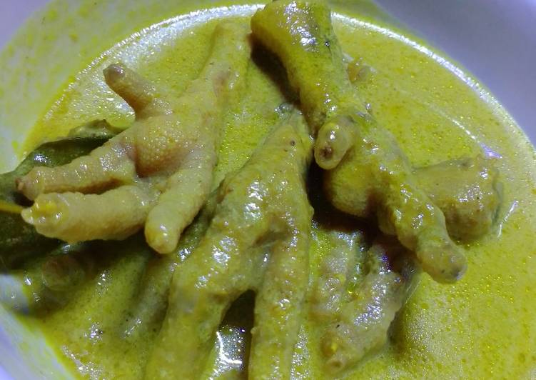 Opor ceker bumbu instan